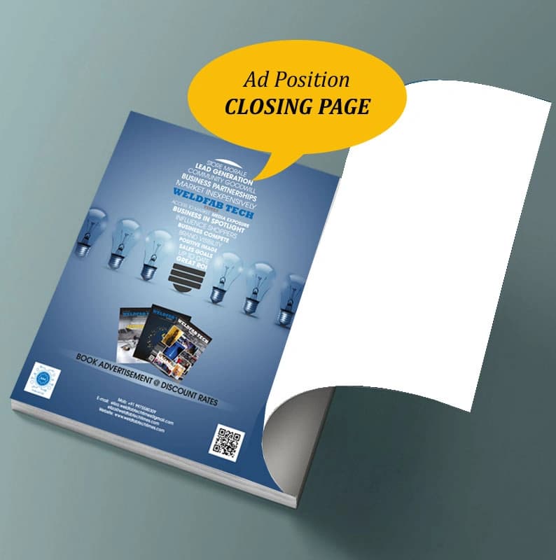 Closing Page advertisement mockup