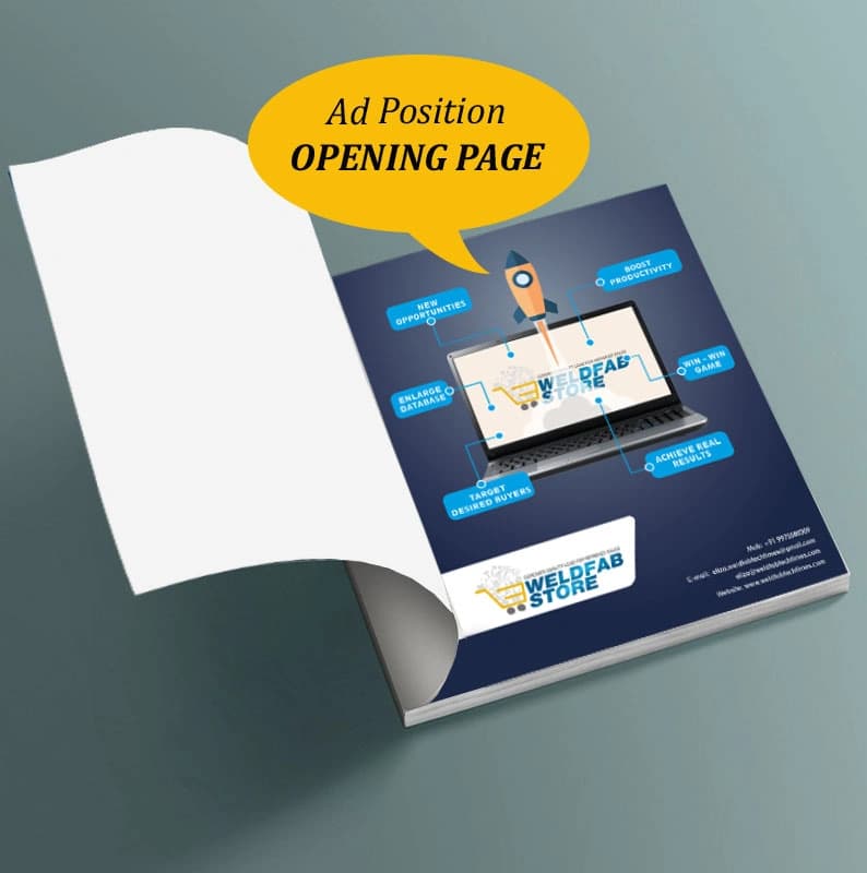 Opening Page advertisement mockup