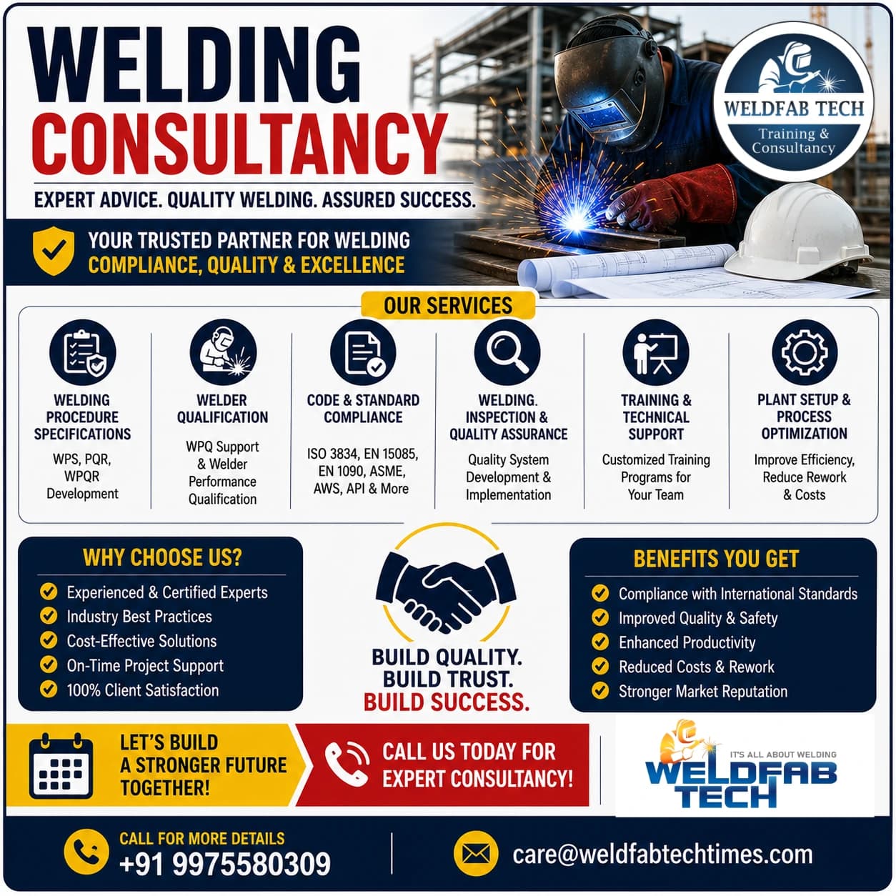 Poster on WeldFab Tech consultancy