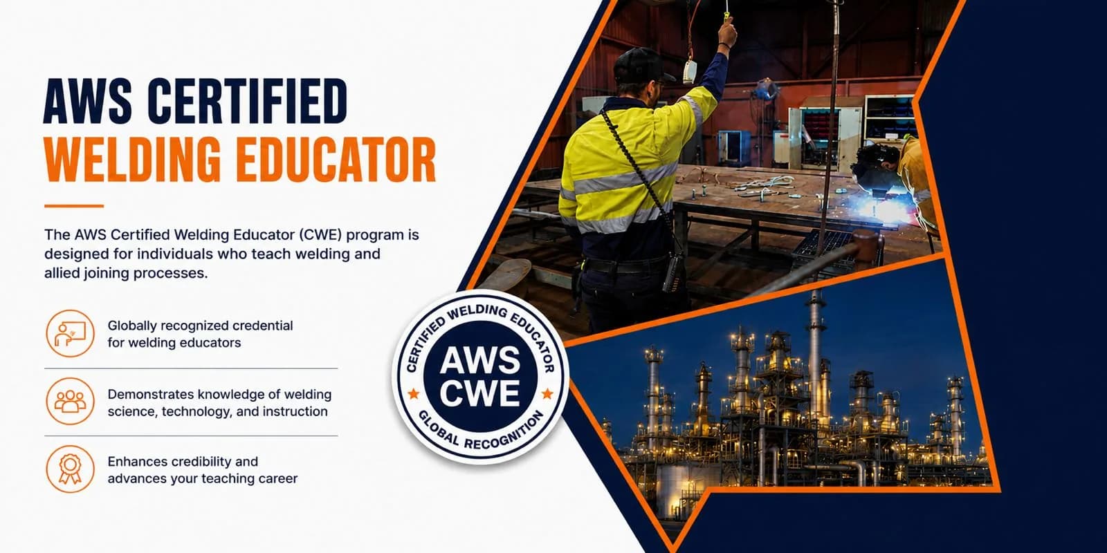 AWS Certified Welding Educator — WeldFab Tech