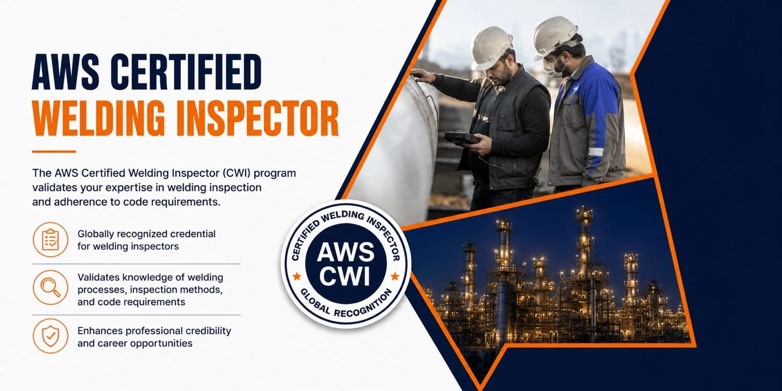 AWS Certified Welding Inspector — WeldFab Tech