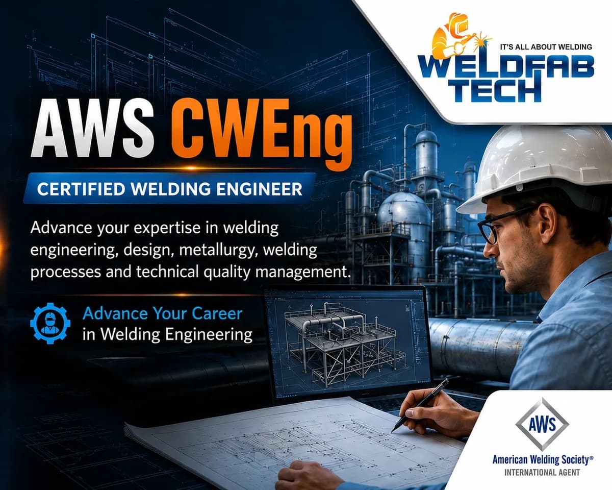 AWS CWEng — Certified Welding Engineer training with WeldFab Tech